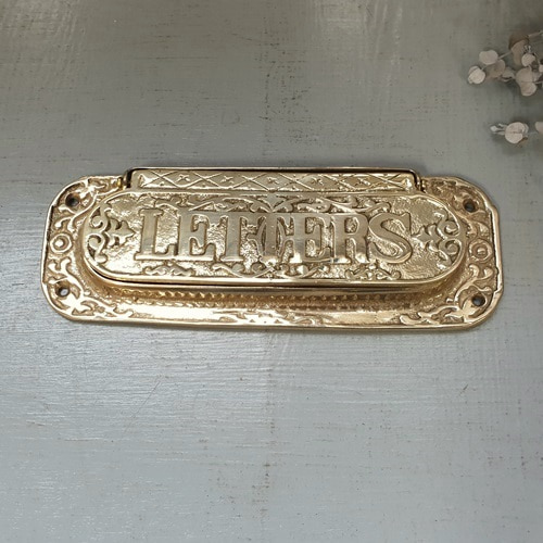 Brass letter plate (LENU206)