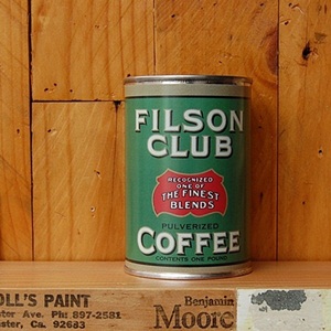 빈티지 데코 캔 #12 -- FILSON COFFEE (S)