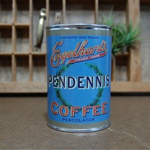 빈티지 데코 캔 #11 -- PENDENNIS COFFEE (S)