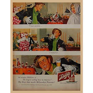 1950&#039; Schlitz Beer is...