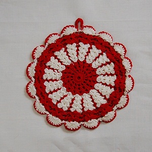 Vintage Crochet Pot Holder #14