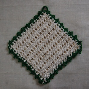 Vintage Crochet Pot Holder #11
